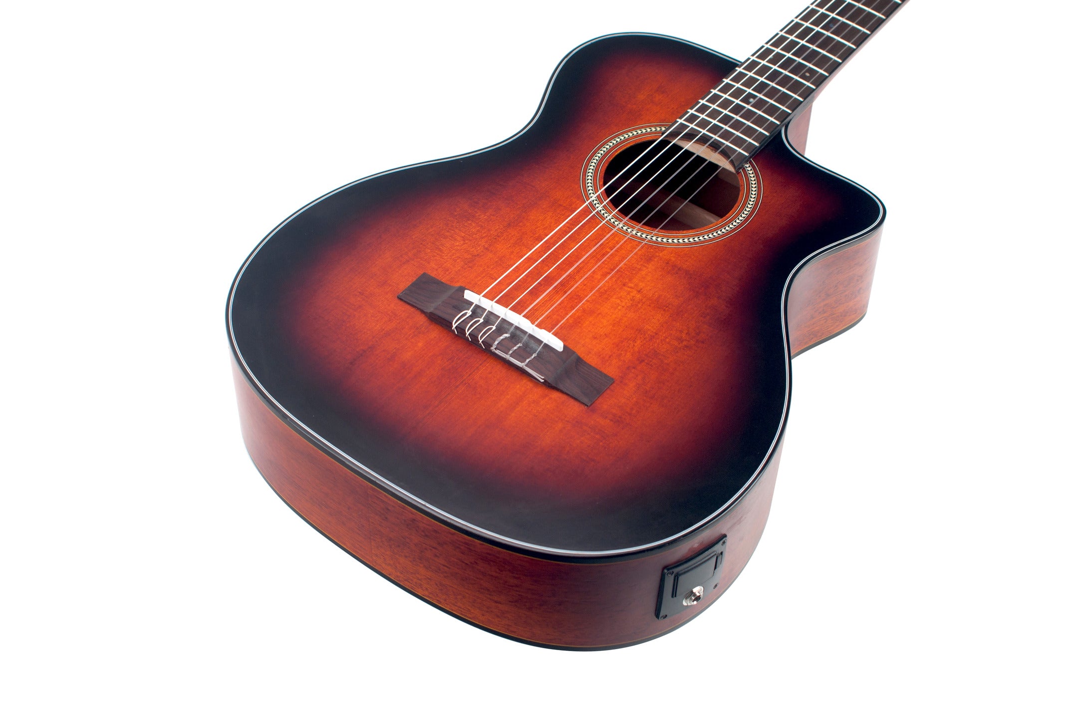 Valencia | VA434CECSB | Nylon Acoustic Guitar - Cutaway, Electric Acoustic | Full Size | Classic Sunburst Valencia | VA434CECSB | Nylon Acoustic Guitar - Cutaway, Electric Acoustic | Full Size | Classic Sunburst